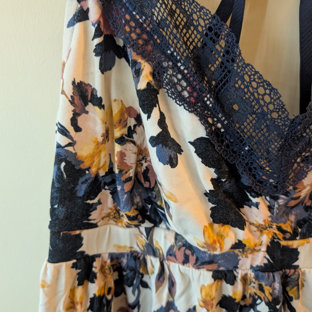 🌙 Cacique by Lane Bryant Floral Nighty ✨ size 14/16 - Picture 2 of 9
